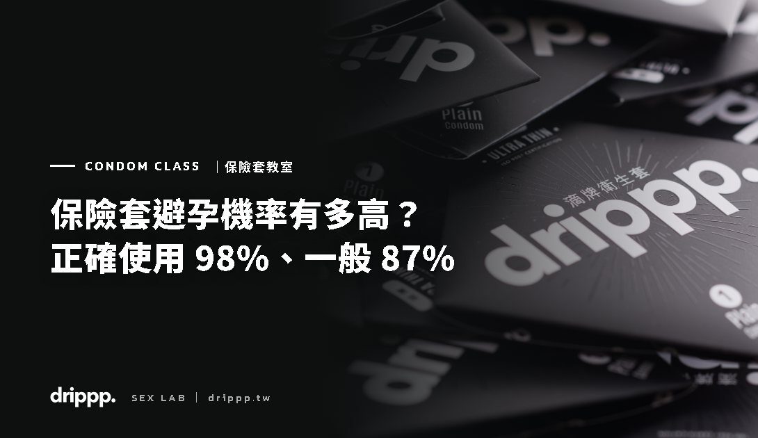 保險套避孕機率有多高？正確使用 98%、一般使用 87% 差在哪